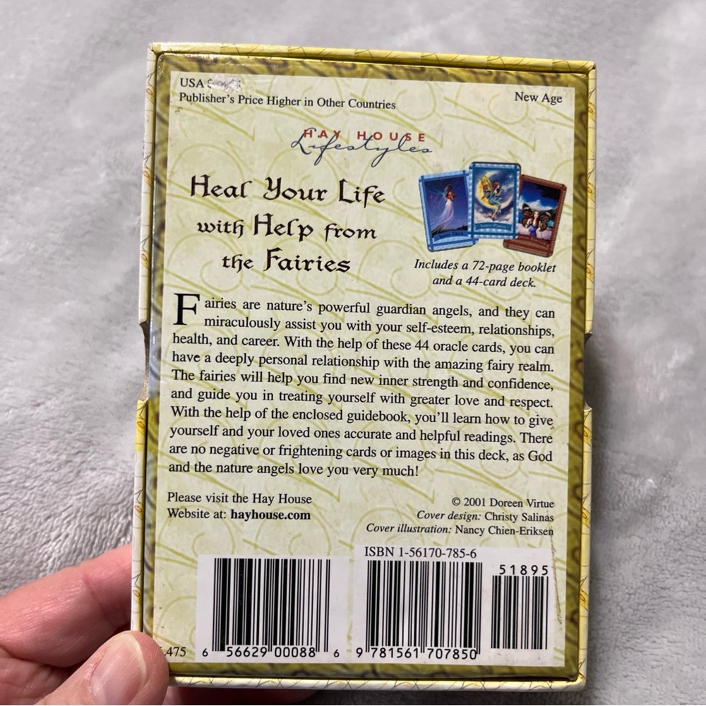 Healing with the Fairies Oracle Cards Guidebook & Book By Doreen Virtue Complete - Picture 3 of 15